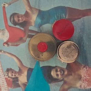Three Vintage '50s Compacts Rouge Makeup Coty and More